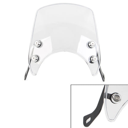 Windshield Wind Deflector for Universal 5-7 Inch Motors Clear