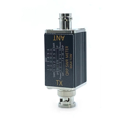 Portable SWR Power Meter with LED Lights for Signal Quality Assessment