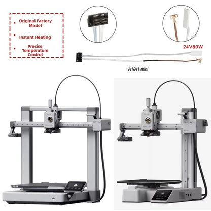 Miniature Heating Element with Thermistor for Precise Temperature Measurement
