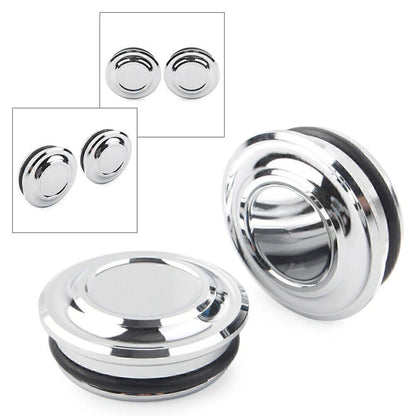 2X Motorcycle Frame Hole Cover for Honda Rebel 500 CMX500 (2020–2021) Silver