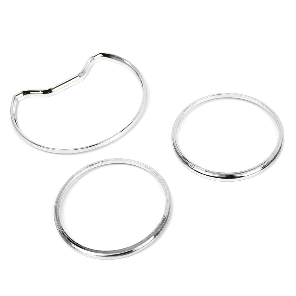 Speedometer Gauge Dial Rings Bezel Trim for Mercedes Benz C E CLK (–)