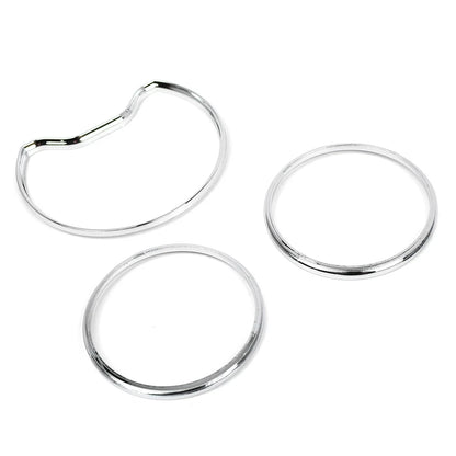 Speedometer Gauge Dial Rings Bezel Trim for Mercedes Benz C E CLK (–)