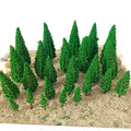 25X Model Trees for Train Railway Landscape Scenery Decor