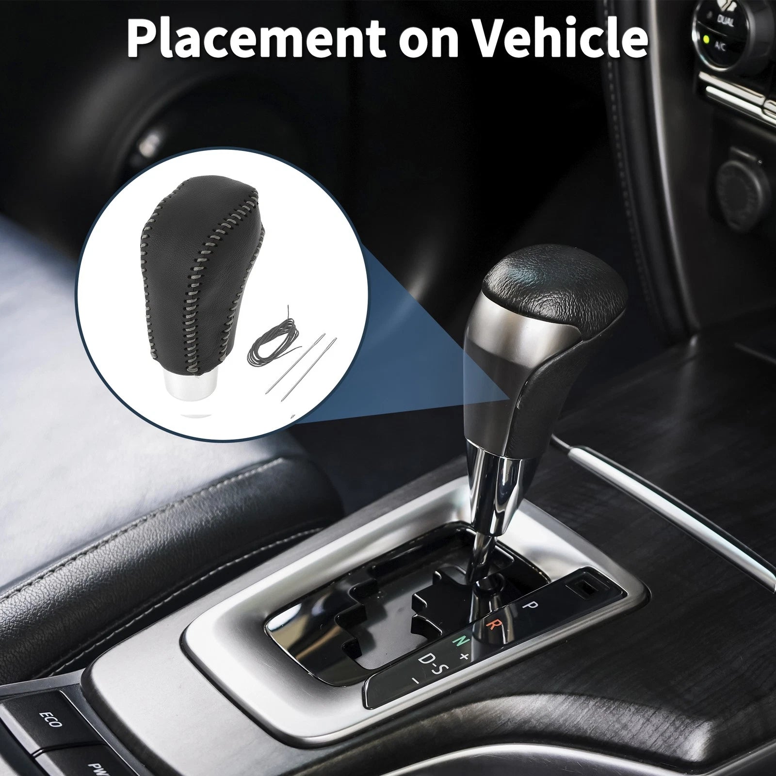 Gear Shift Knob Cover Replacement for Volkswagen Jetta (2012–2019)
