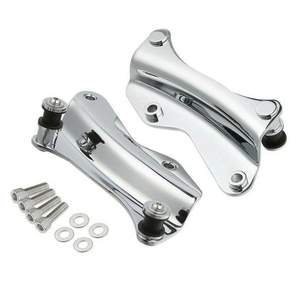 Chrome Luggage Rack with 4 Docking Hardware for Harley Touring Street Glide (2014–2024)