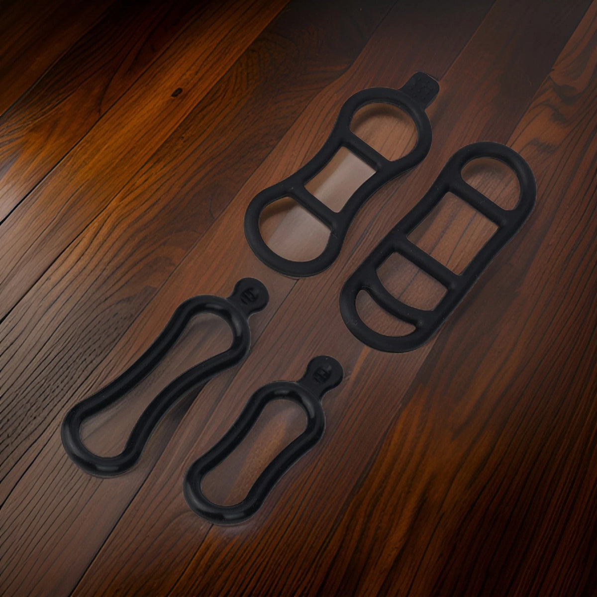Set of 4 Silicone Strap Holders for Bike Accessories