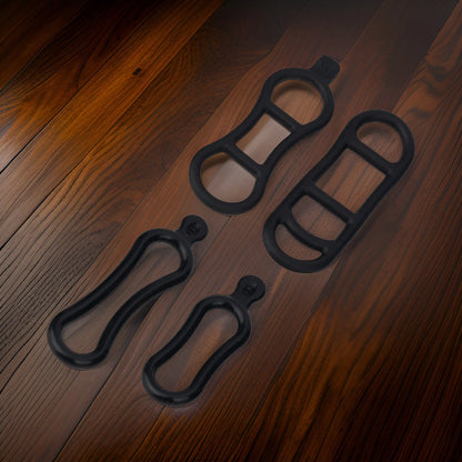 Set of 4 Silicone Strap Holders for Bike Accessories