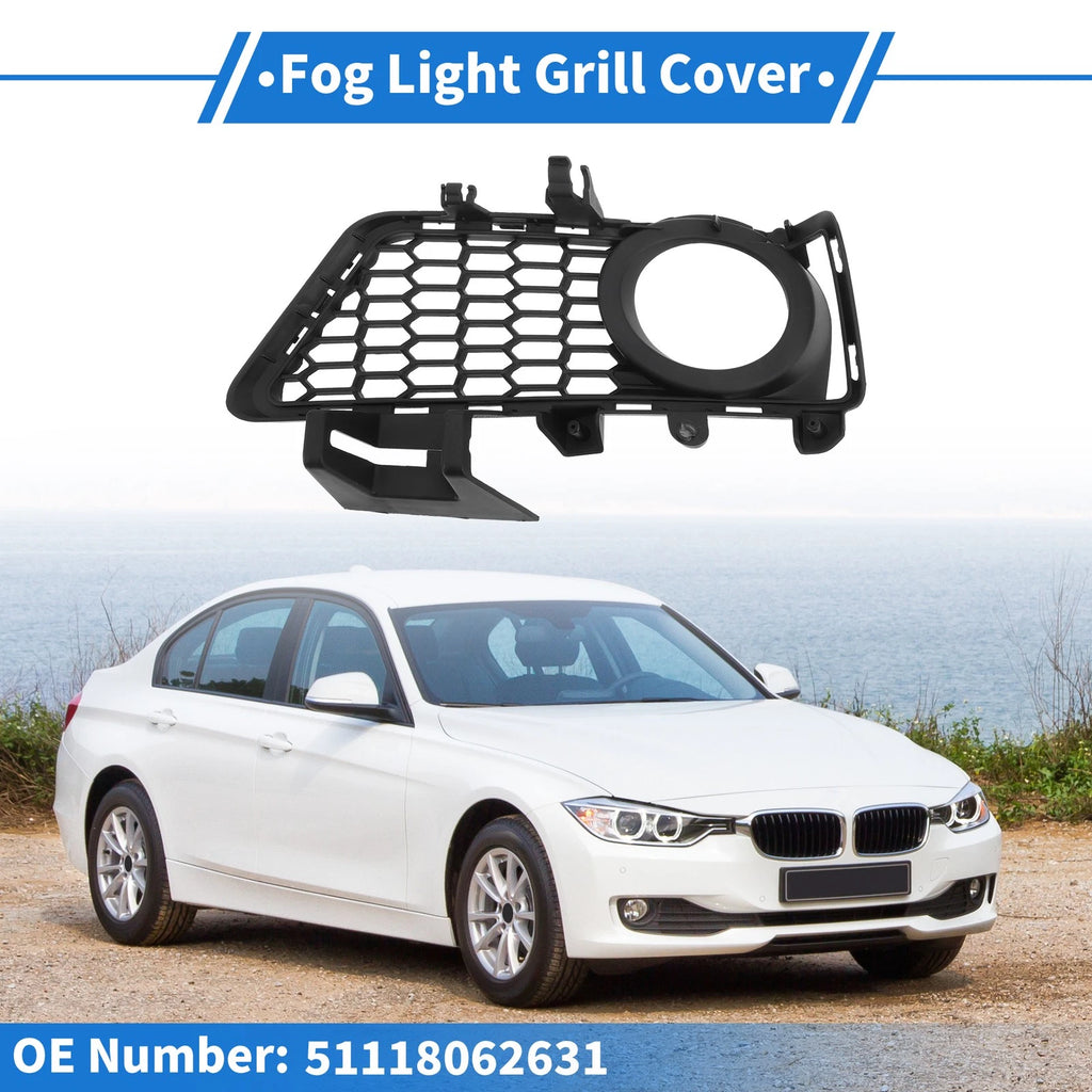 Front Left Fog Light Grill Replacement for BMW 3 Series (2012–2018)