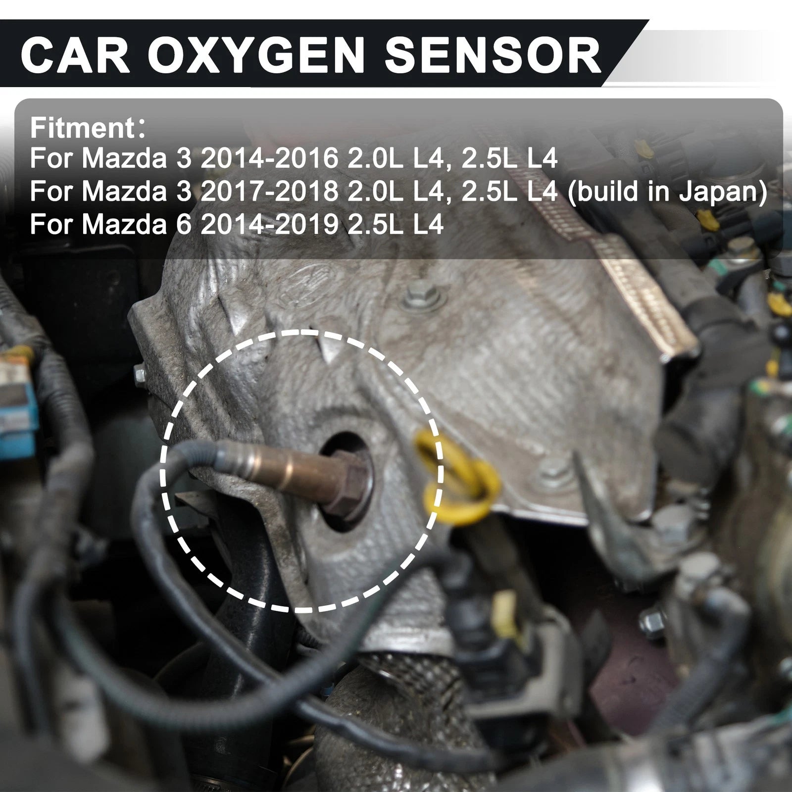 Upstream Oxygen Sensor Replacement for Mazda 3 (2014–2016) 2.0L L4