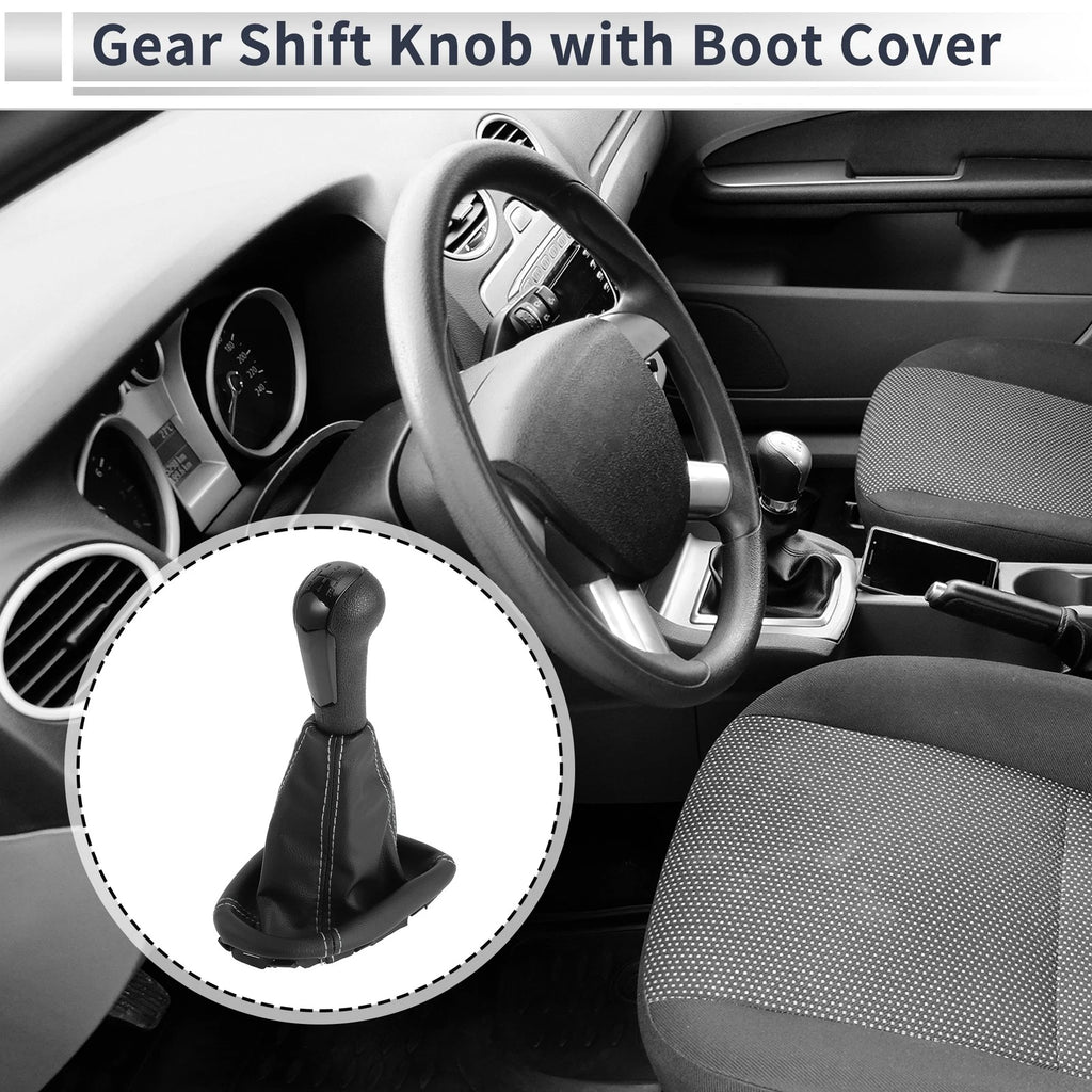 Shift Knob with Boot Cover 5 Speed Replacement for Chevrolet Spark (2011–2015)