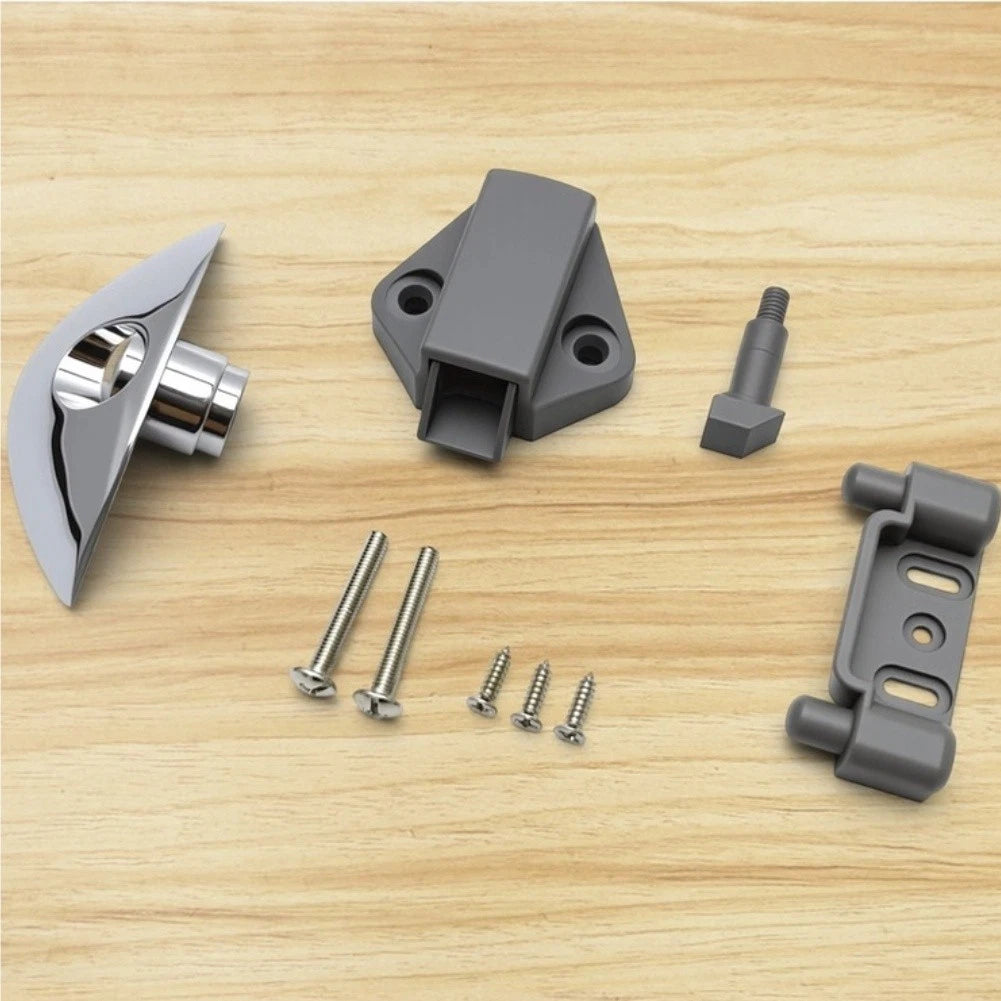 Drawer Lock Push Button for RV Camper Cabinet Door (15-22 mm)