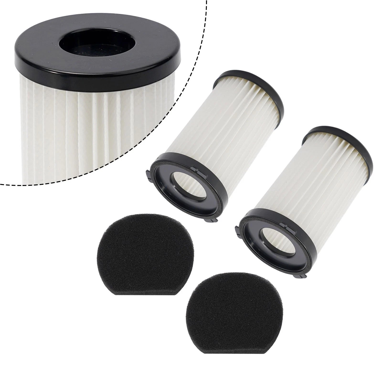 Set of 2 Plastic Filters for