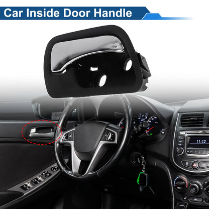 Front Driver Side Interior Door Handle for Honda Accord (2003–2007) Black Chrome