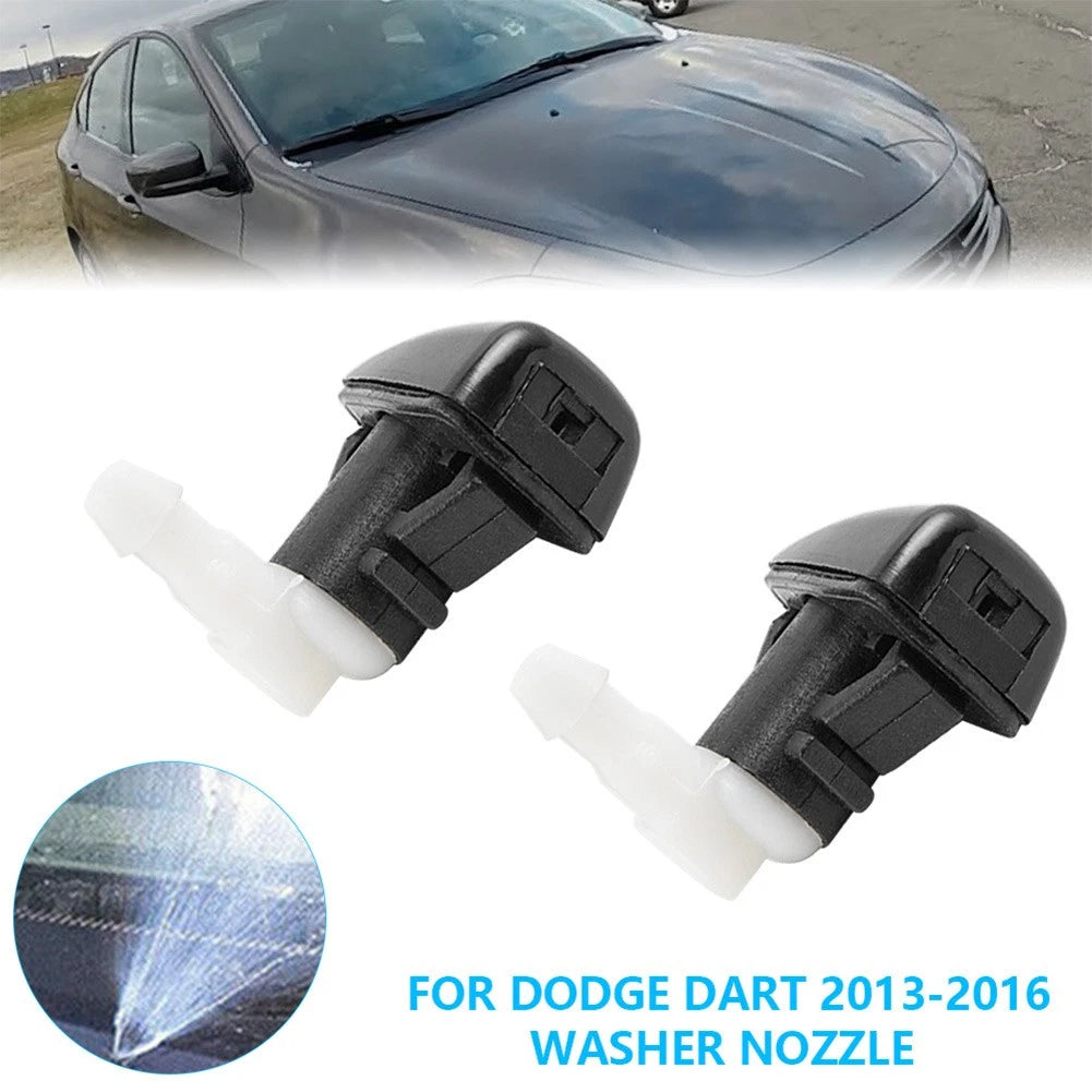 2X Windshield Washer Wiper Nozzle for Dodge Dart (2013–2015) 68081370AB