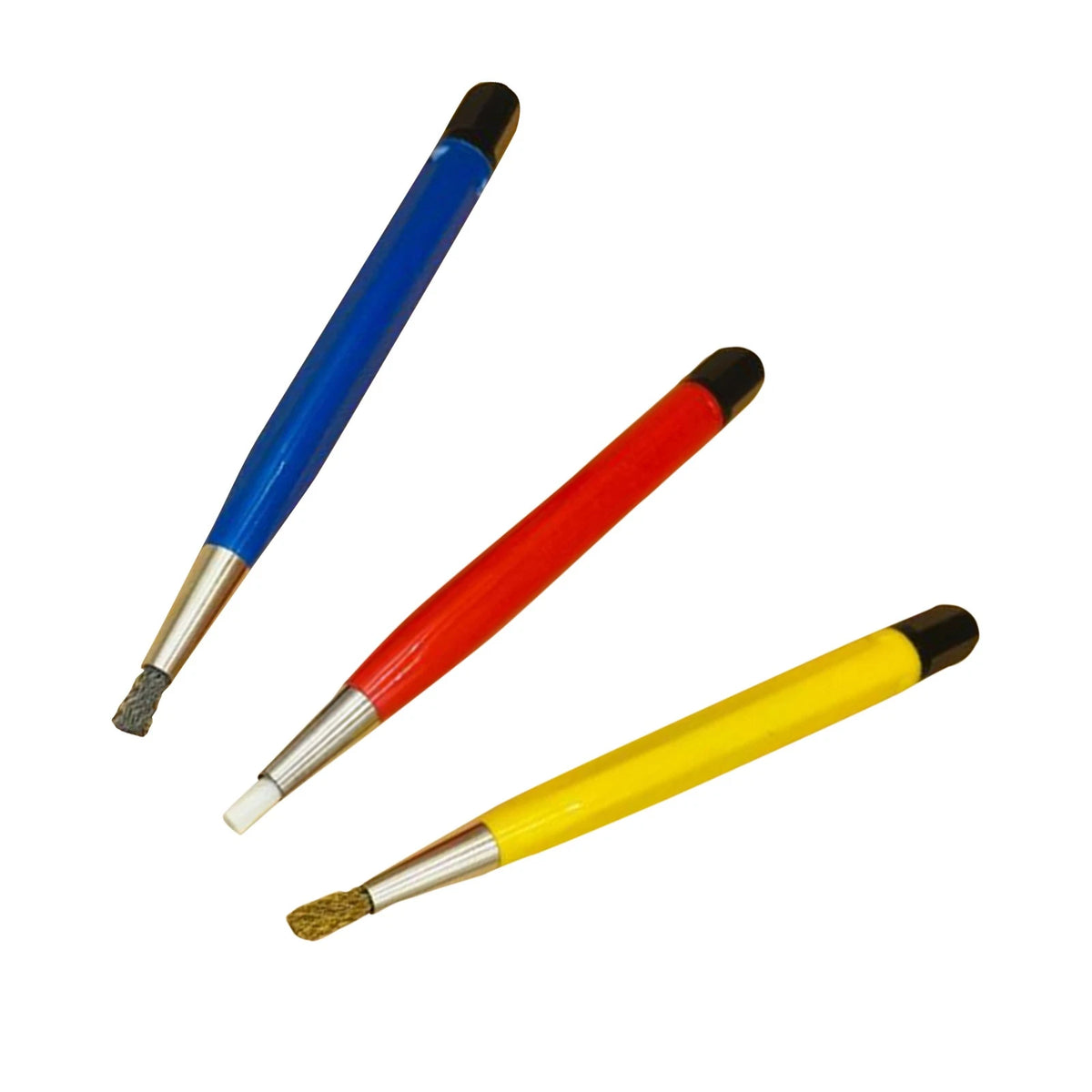 3X Copper Steel Scratch Brush Pen Rust Removal Tools for Watch Repair