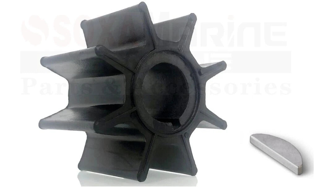 Impeller with Key 334-65021-0 for Nissan Tohatsu 9.9 15 18 20 HP