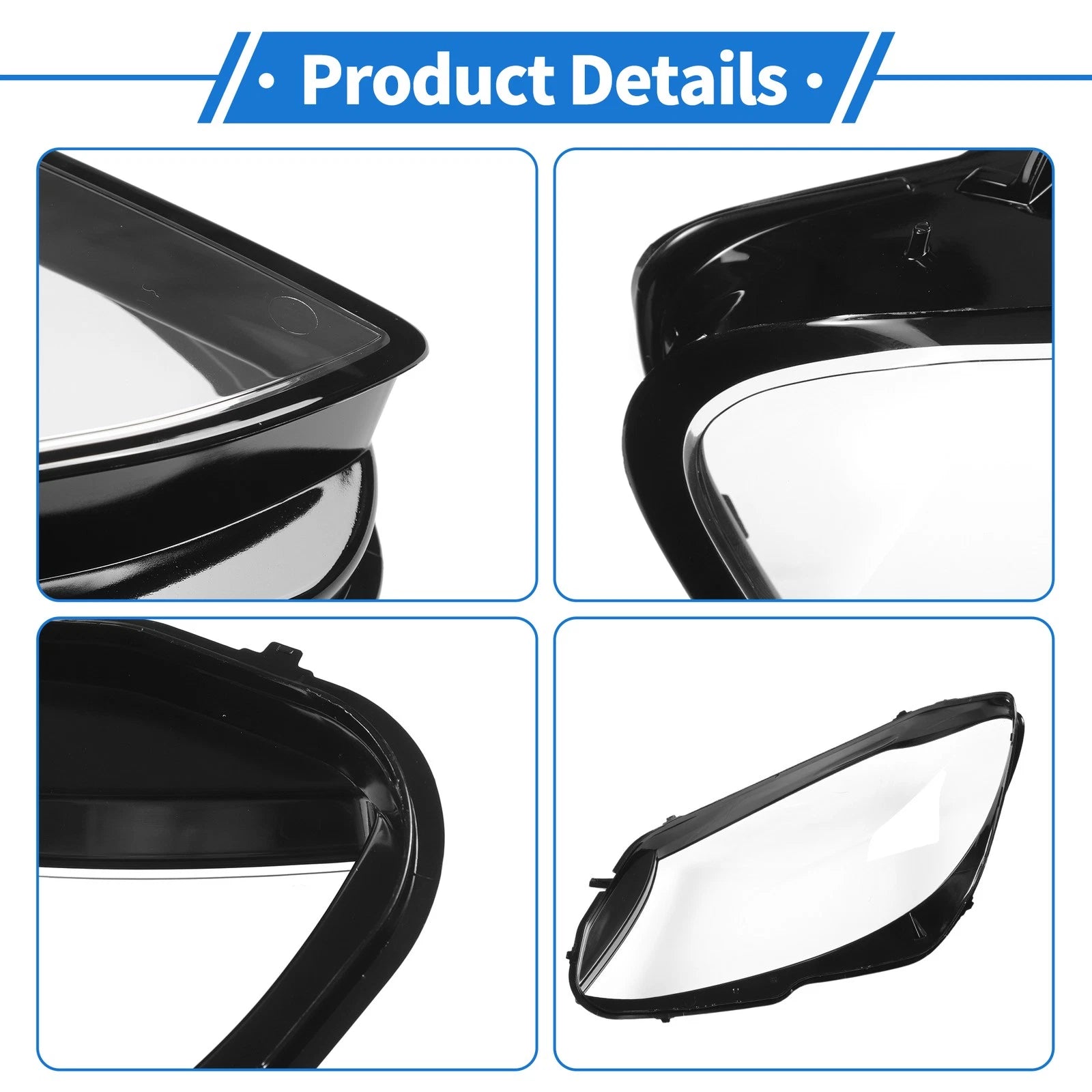 Headlight Lens Cover for Mercedes-Benz C-Class (2018–2020)