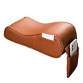 Brown PU Memory Foam Console Armrest Box Cushion Pad Mat Set fit Car Auto SUV