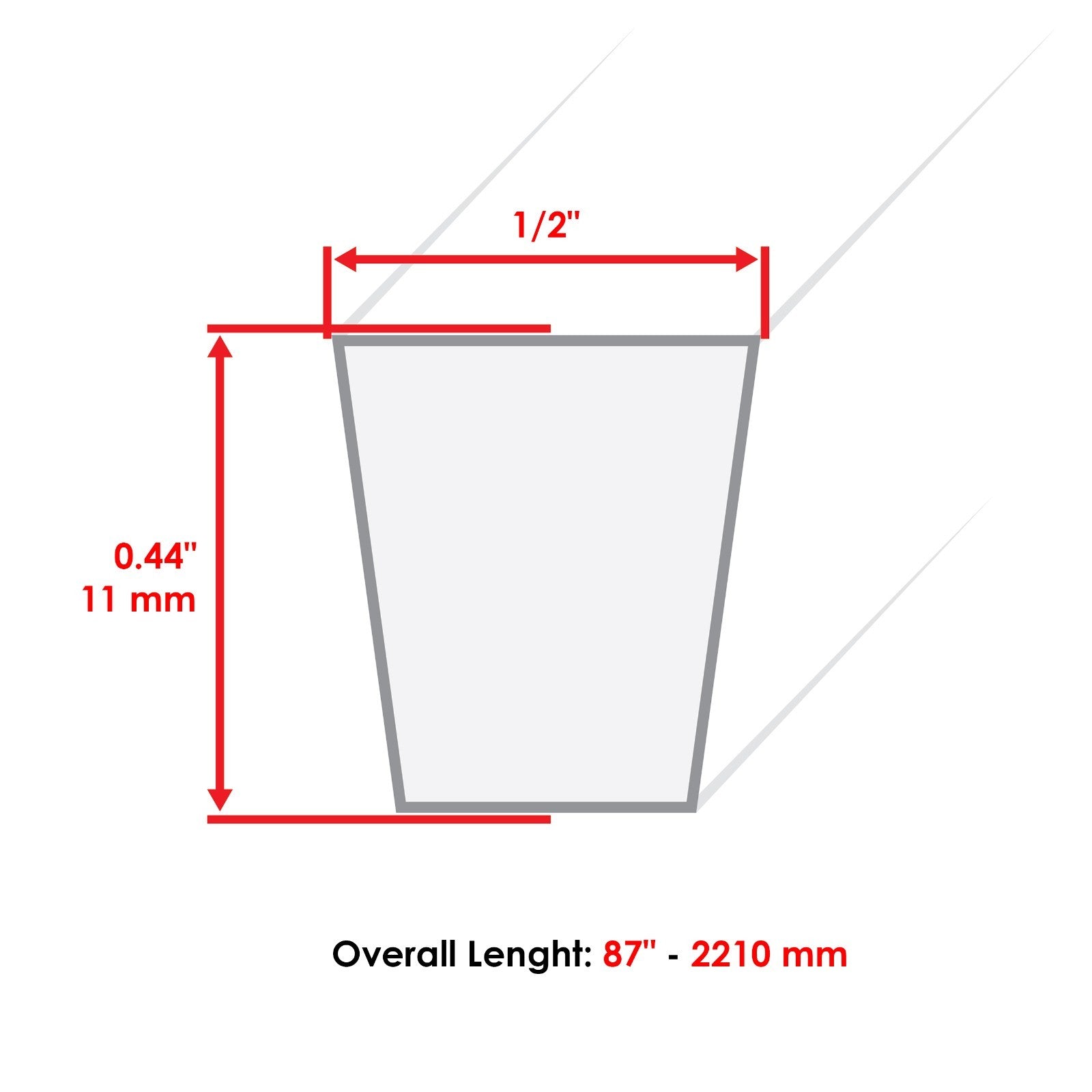Deck Primary Belt 46 Inch Replacement for Murray (2018–2023)