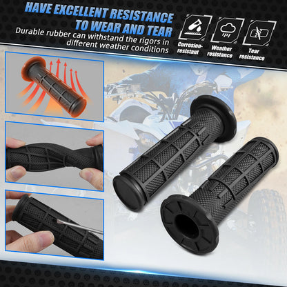 1 Pair ATV Handlebar Grips 7/8" for Polaris Sportsman (450–850)