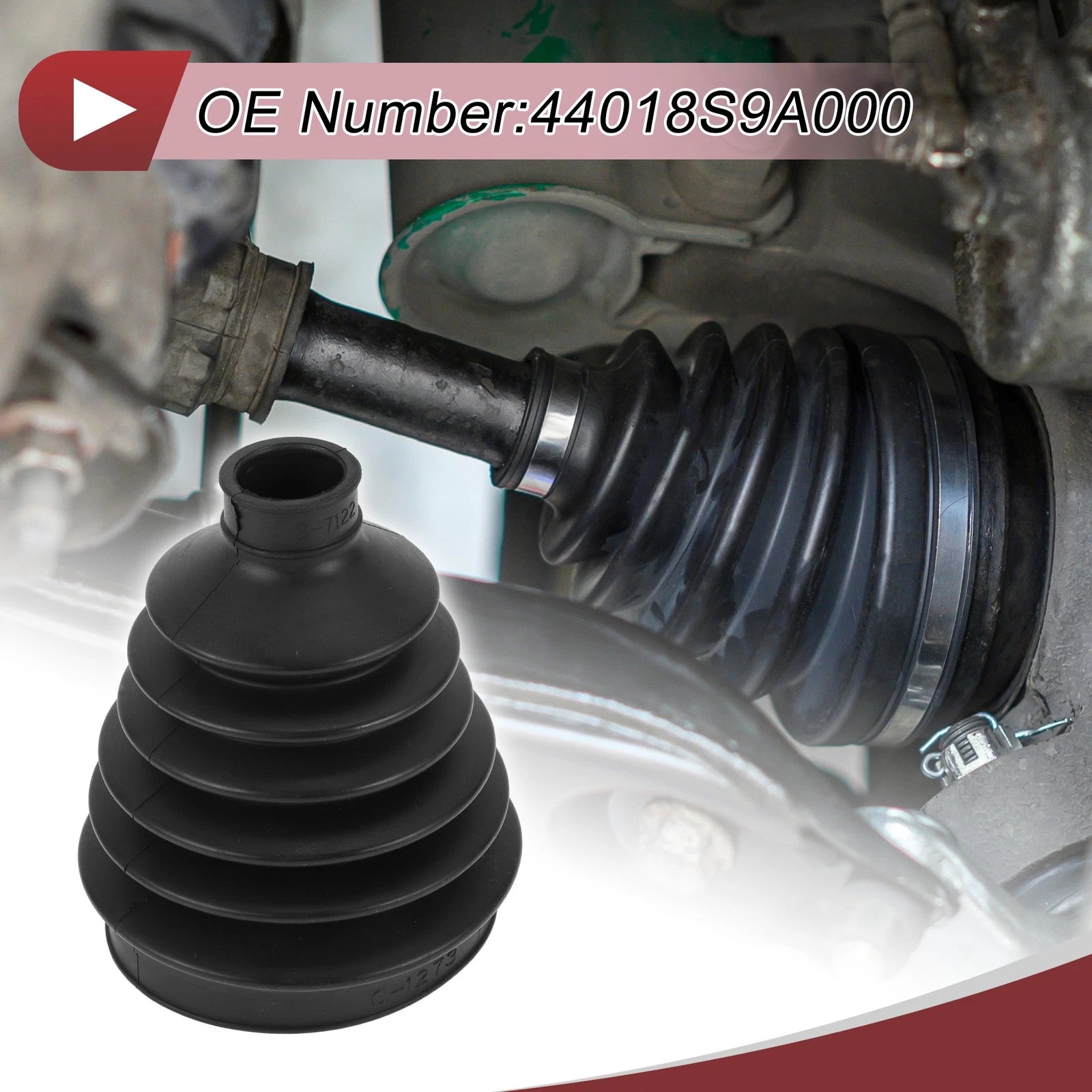 Outer CV Joint Boot Kit with Clamps for Honda CR-V (1999–2006)