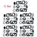 Set of 5 Carburetor Rebuild Kits for Briggs & Stratton 3HP 4HP 5HP (495606 494624)