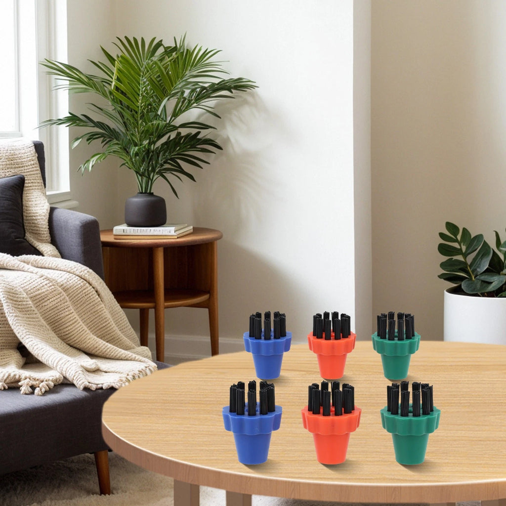 3 Pack Nylon Bristle Brushes for Vaporetto Lecoaspira Unico