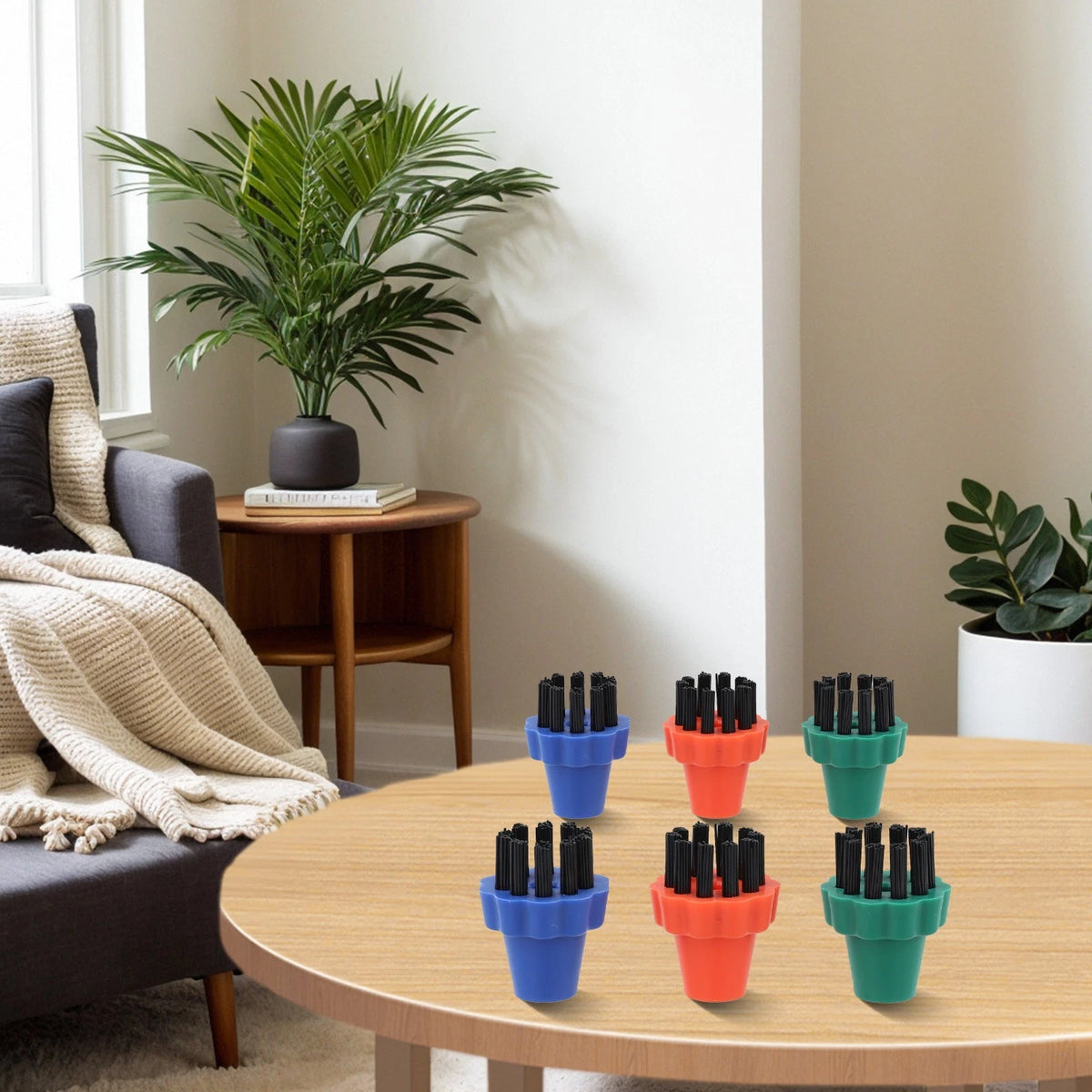 3 Pack Nylon Bristle Brushes for Vaporetto Lecoaspira Unico