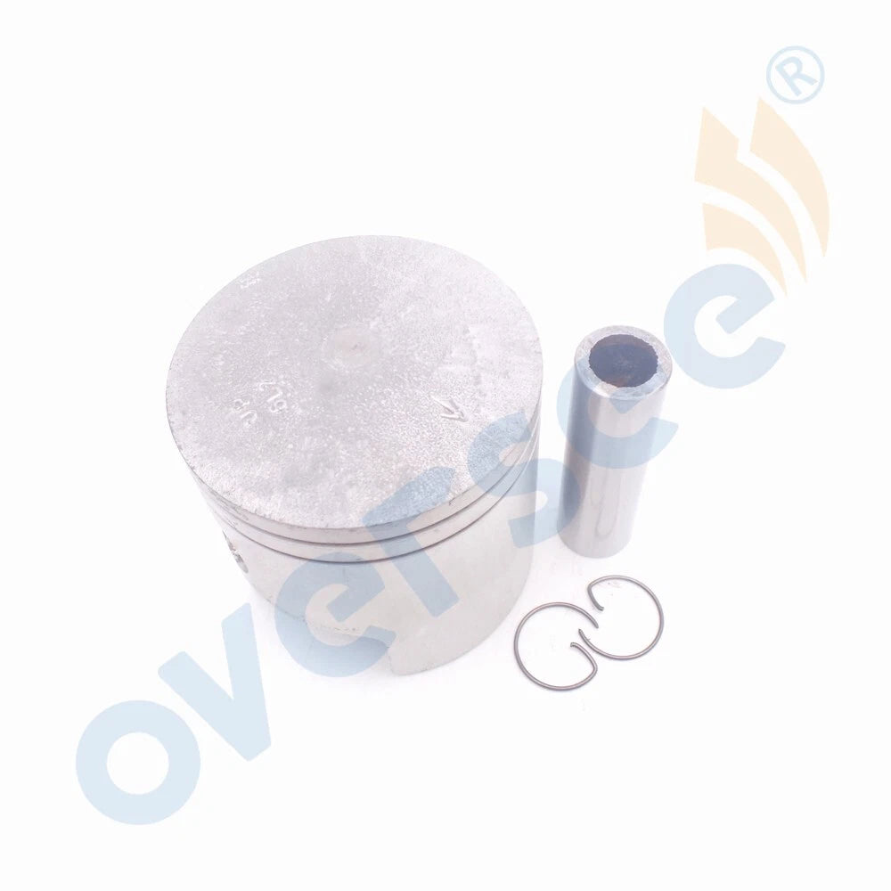 Piston STD + Ring for Yamaha 2T 20-25HP Outboard Motor (6L2-11631-00-97, 6L2-11610)