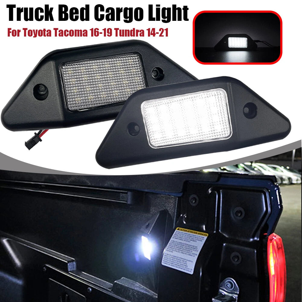 LED Truck Cargo Bed Lights with Wiring Harness for Toyota Tundra (2014–2020) Tacoma (2016–2019)