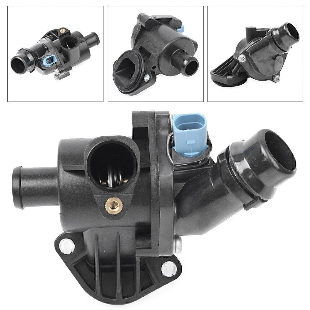Car Engine Coolant Thermostat Housing Replacement For A4 Quattro 2000-2009