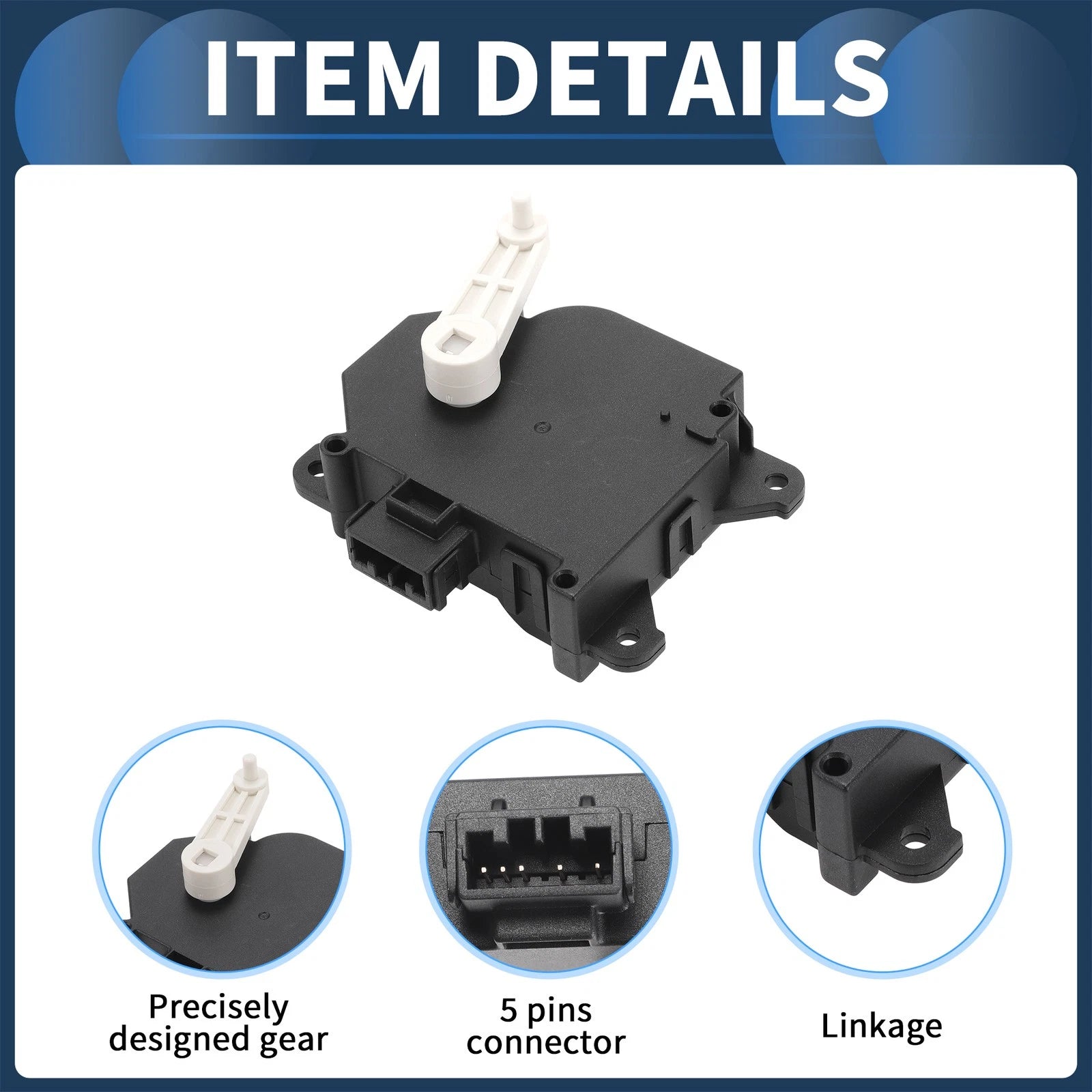 HVAC Heater Blend Door Control Actuator Replacement for Chevrolet SS (2014–2015)