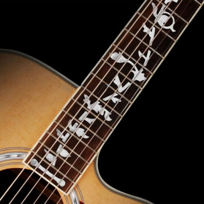 Guitar Inlay Sticker for Portable Use
