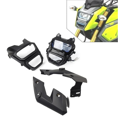 LED Headlight Lamp & Cover for Honda Grom MSX125 (2016–2018)
