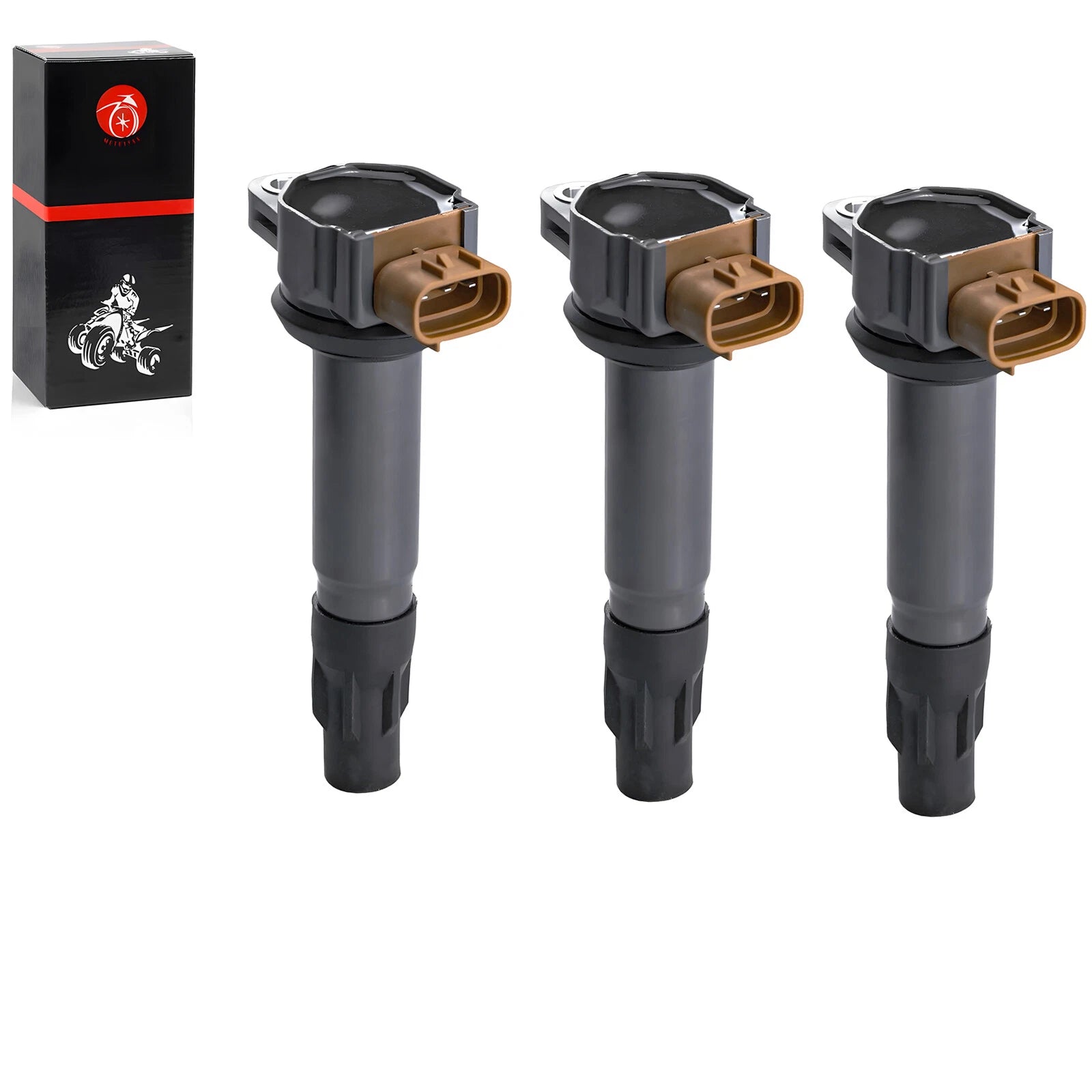 3 Ignition Coils for Sea-Doo 420666140 Spark 2up 3up 900 ACE H.O. (2014–2021)