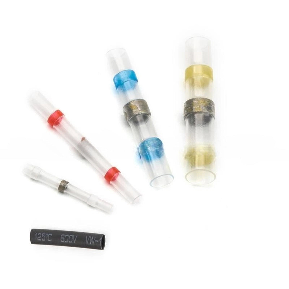 500Pcs Heat Shrink Butt Wire Connectors Terminals