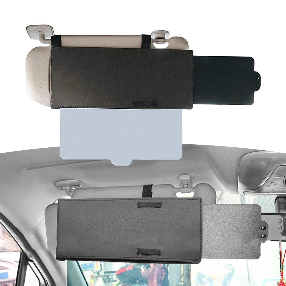 Sun Visor Extender for Universal Fit (Adjustable Clips)