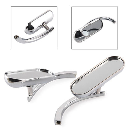Rear View Rearview Side Mirrors ABS Left & Right Set For Harley-Davidson Models