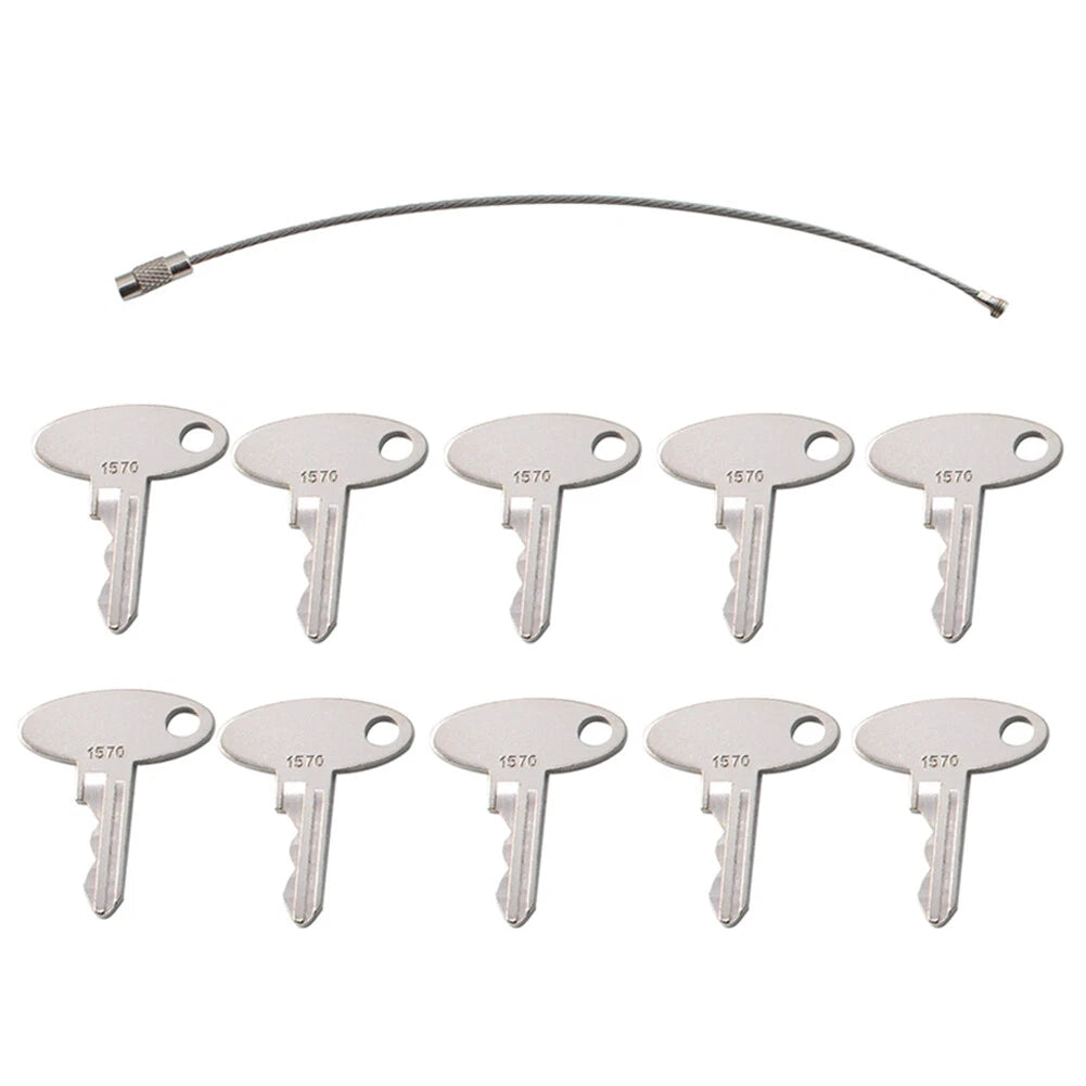 10 Pcs Ignition Key for Ford Tractor (1570)