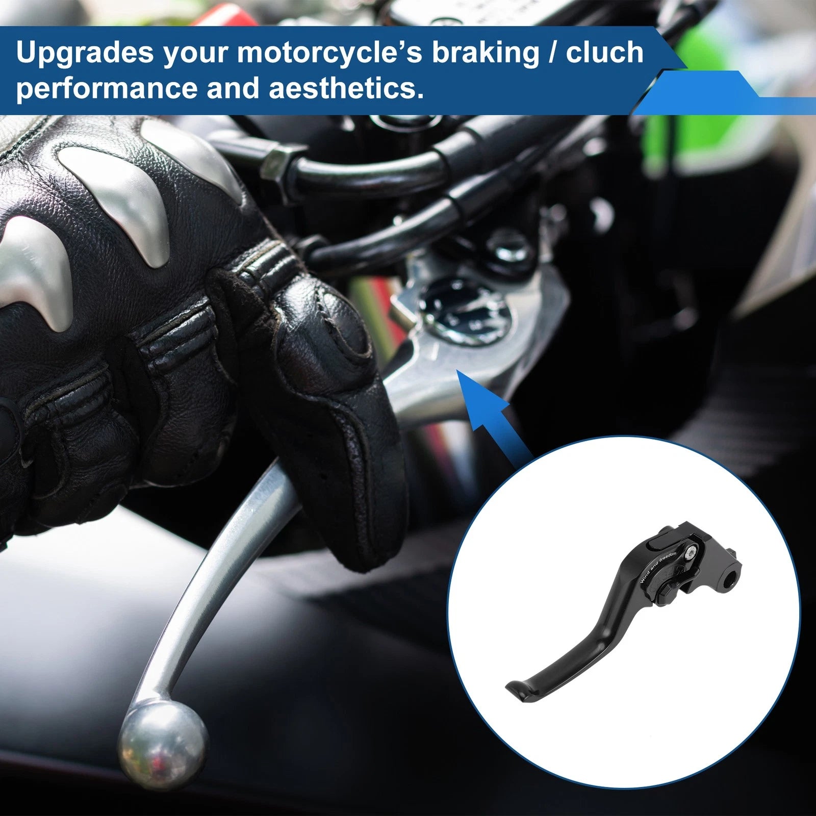 Adjustable Short Brake Clutch Lever Set for Honda Monkey 125 (2019–2024)