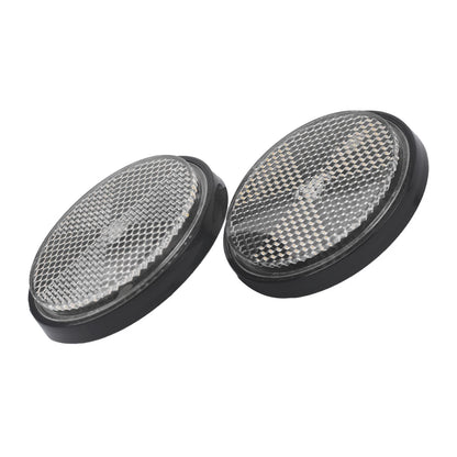 Pack of 2 Circular Reflectors for Improved Road Safety