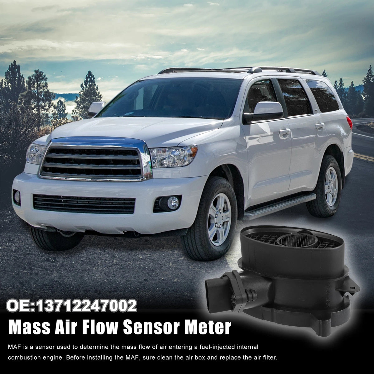 Mass Air Flow Meter Sensor for BMW 3-Series Saloon 318D (2001–2003) 13712247002
