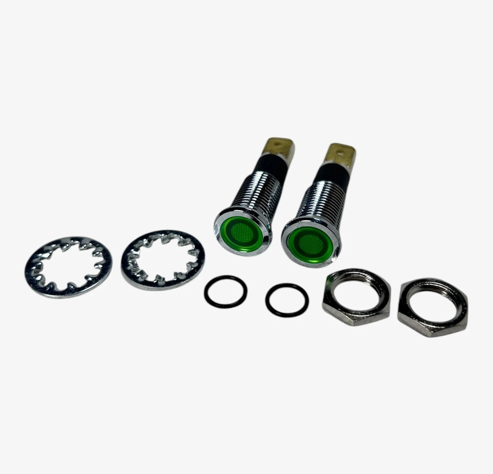 2X LED Green Indicator Panel Light for Marine (Alamor)