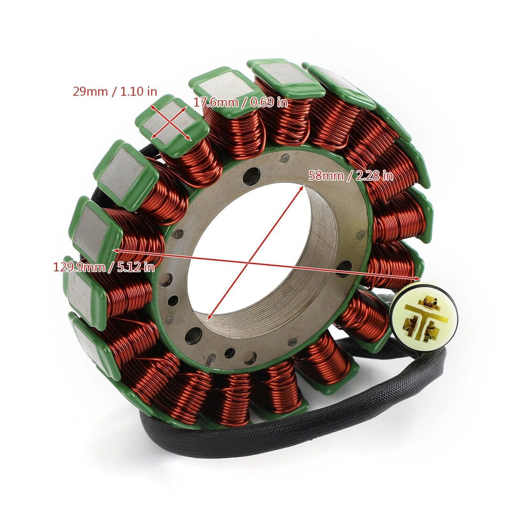 Alternator Magneto Stator for Yamaha F75 F80 F90 F100 (2000–2009) 67F-85510-00 67F-85510-01
