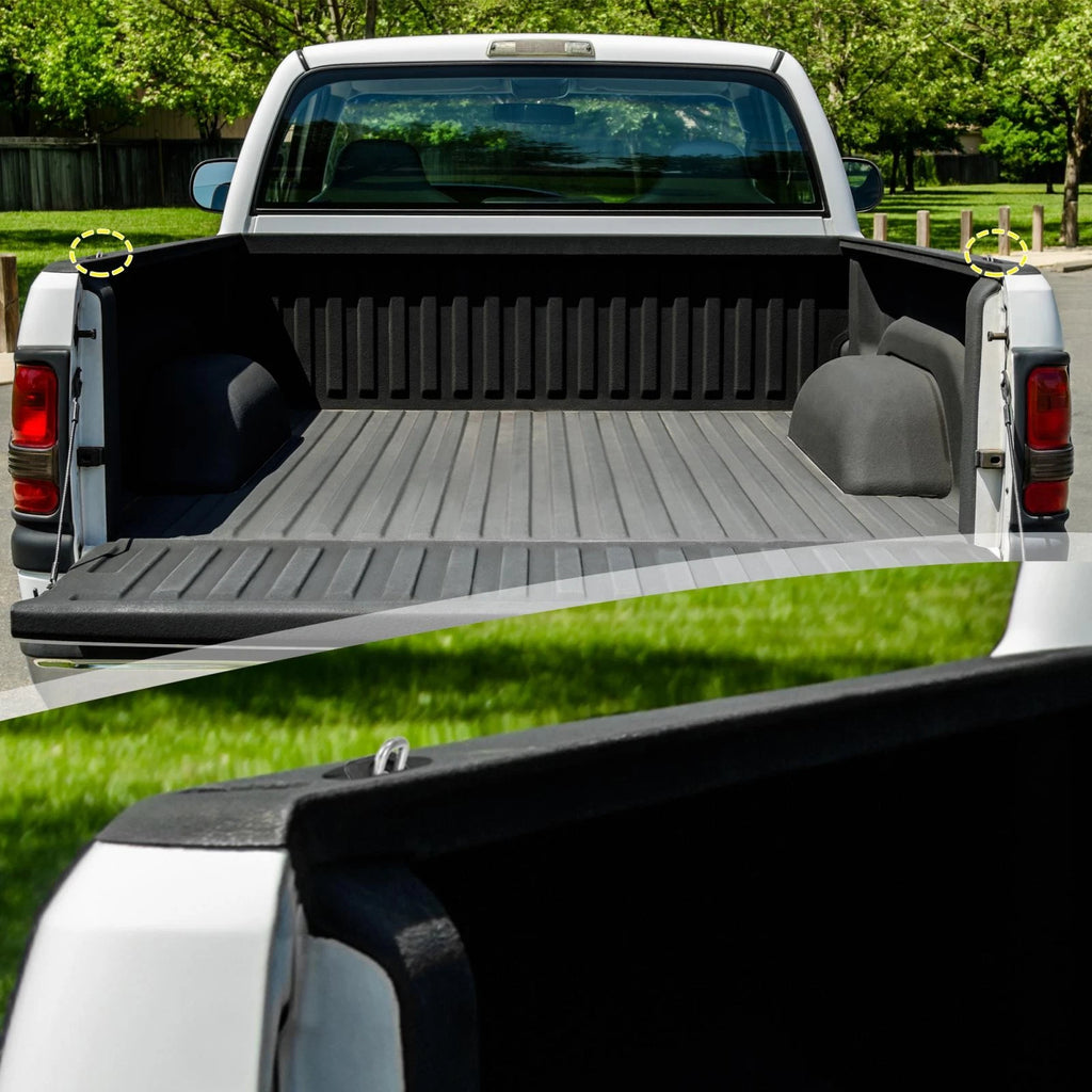 Tie Down Anchors Truck Bed 9pcs Replacement for Chevy Silverado GMC Sierra (2015–2015)
