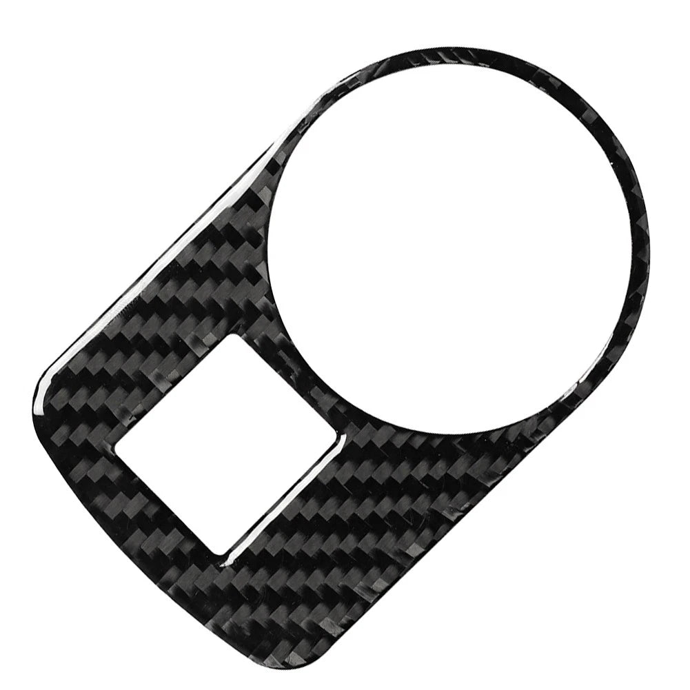 Carbon Black Headlight Switch Panel Cover Trim for Audi TT TTS TTRS (2008–2014)