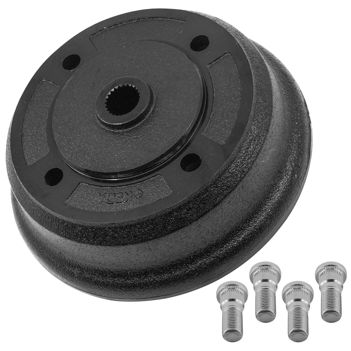 Front Brake Drum Wheel Hub with Bolts Replacement for Kawasaki Mule 3000 (2001–2008)