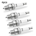 4X Spark Plug for Yamaha PW50 PW80 LT50 LT80 E6TC BP6HS (50cc-110cc)