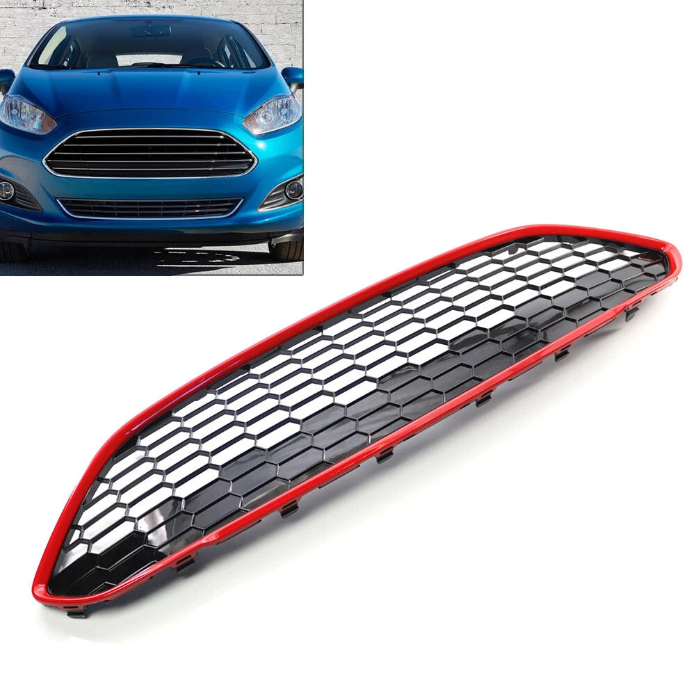 Front Bumper Honeycomb Grille for Ford Fiesta MK7.5 Zetec-S (2013–2017)
