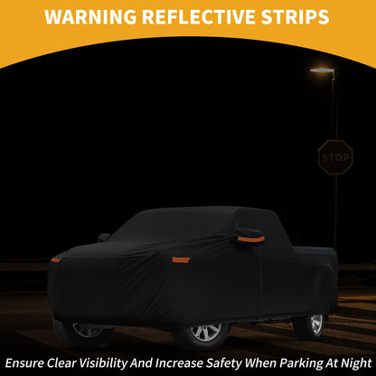 Waterproof Car Cover for GMC Sierra (190T-PU, Black)